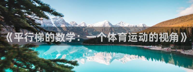 速播体育：《平行梯的数学：一个体育运动的视角》