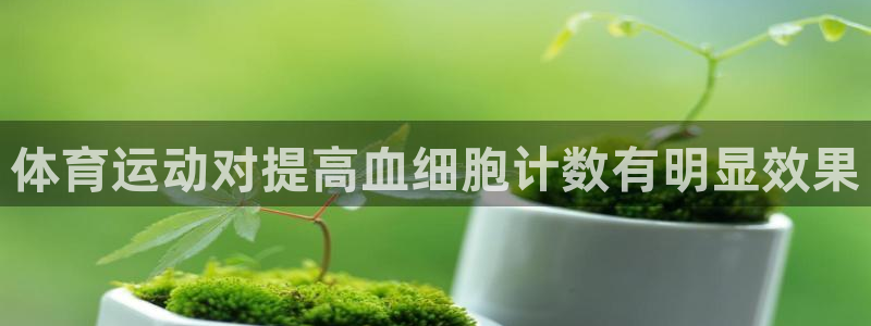 速播体育：体育运动对提高血细胞计数有明显效果